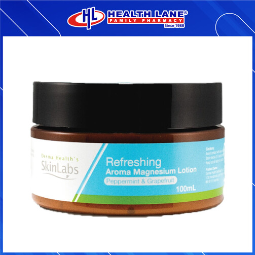 SKINLABS REFRESHING AROMA MAGNESIUM LOSYEN PEPPERPUDINA& GRAPEFRUIT (100ML)